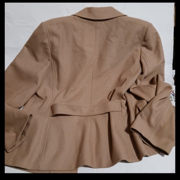 Ann Taylor Wool blend button down jackets with pockets.  Silky lining - Picture 2 of 4